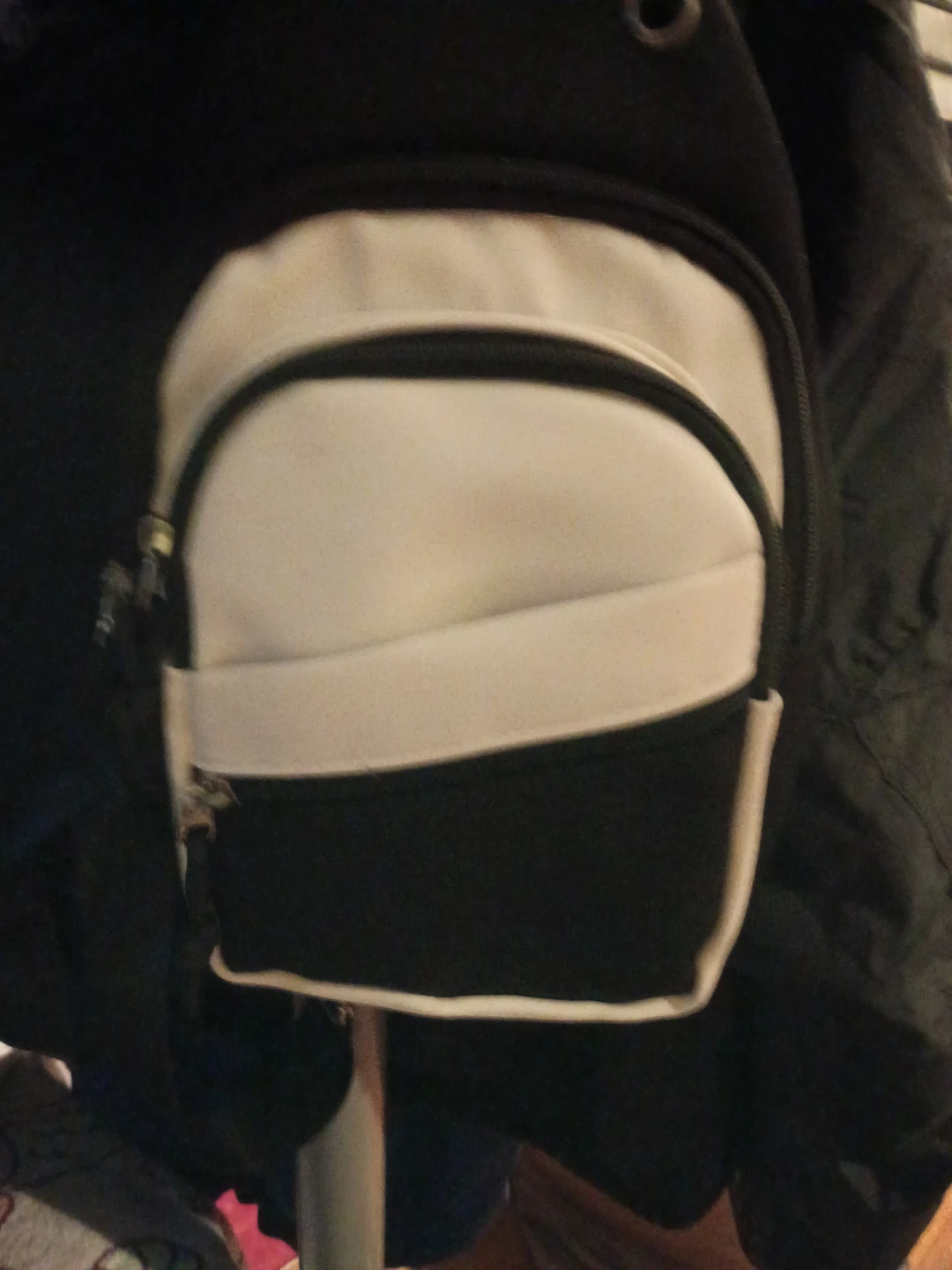 Black and Tan Sling Bag