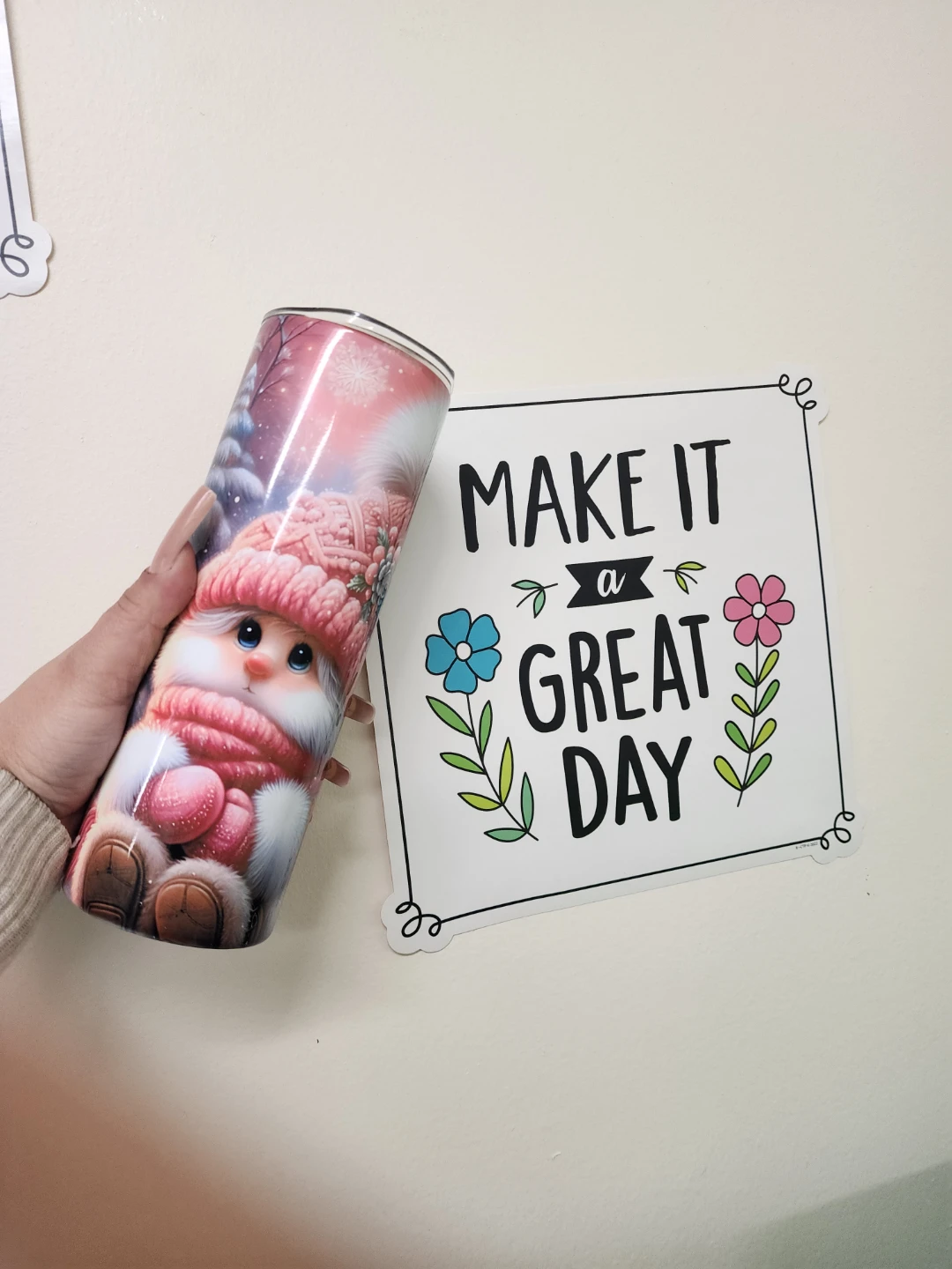 Winter Themed Tumbler Cup