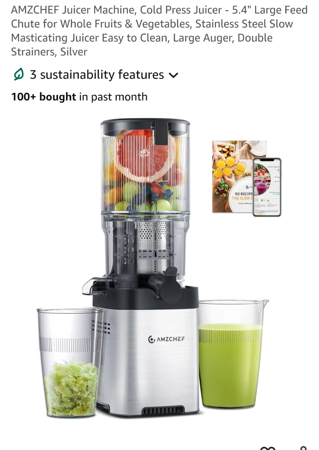 AMZCHEF Slow Juicer - photo 3