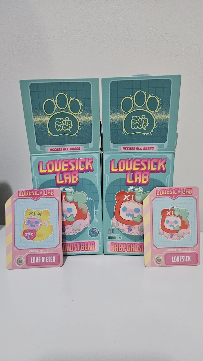 Lovesick Lab Blind Box Figures (Ghost Bear & Baby Ghost)