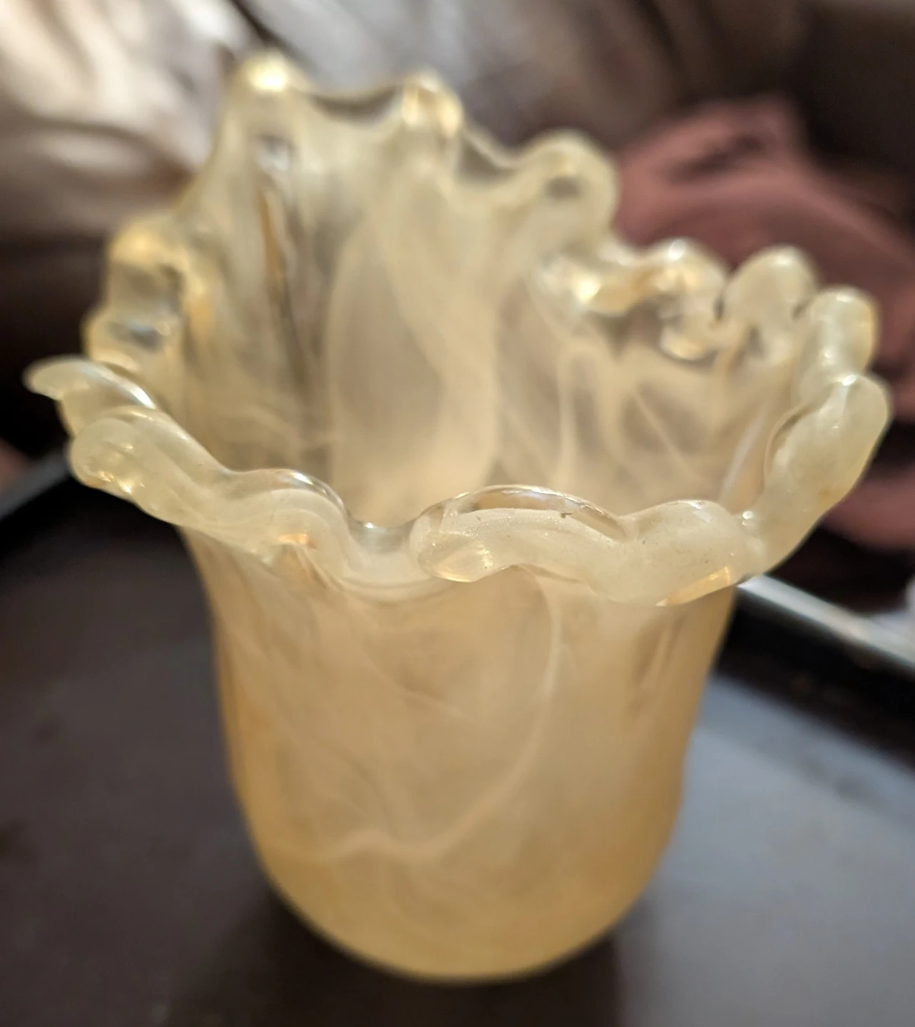 Swirled Glass Trinket Dish