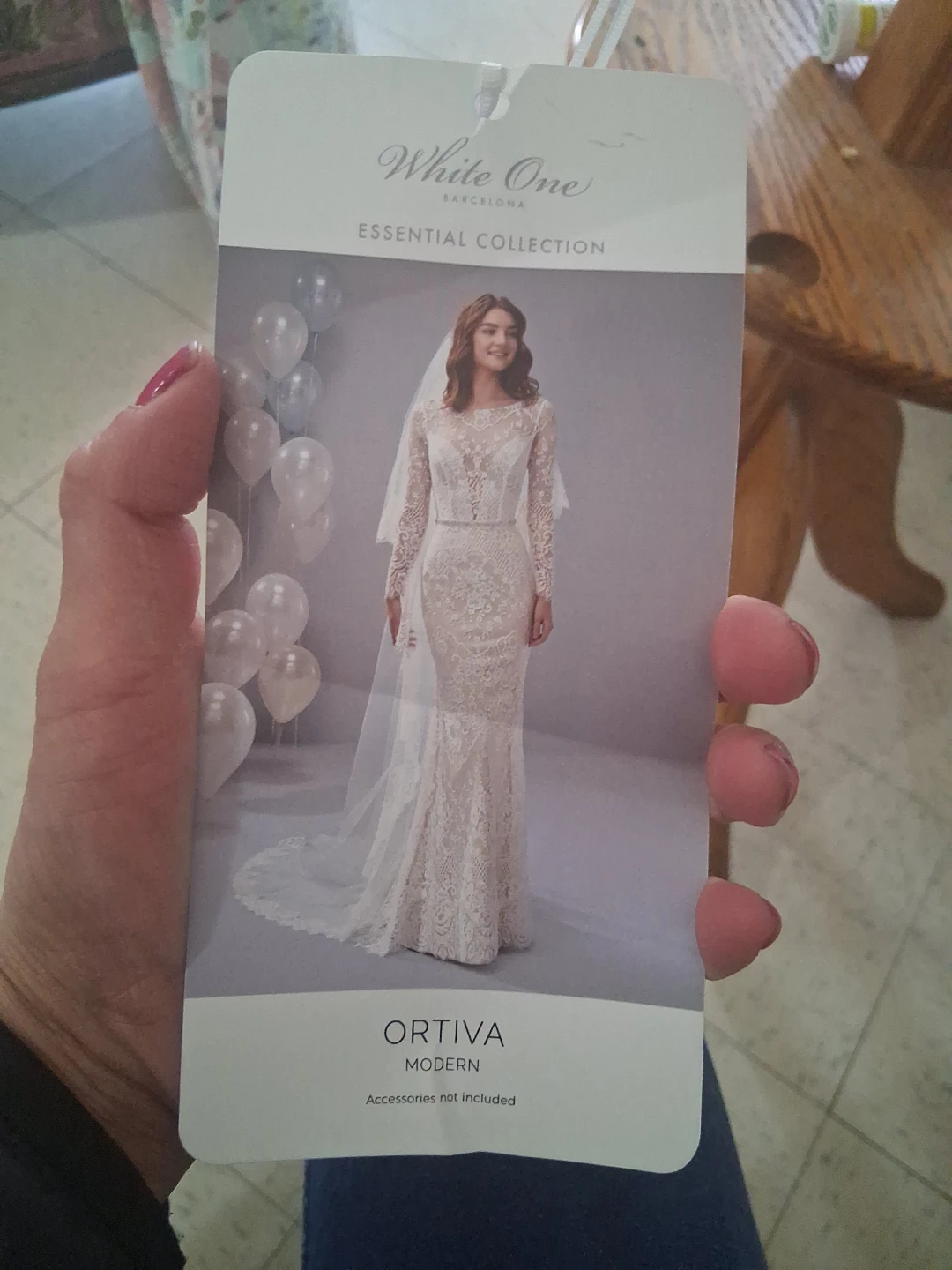 White One Barcelona "Ortiva" Wedding Dress