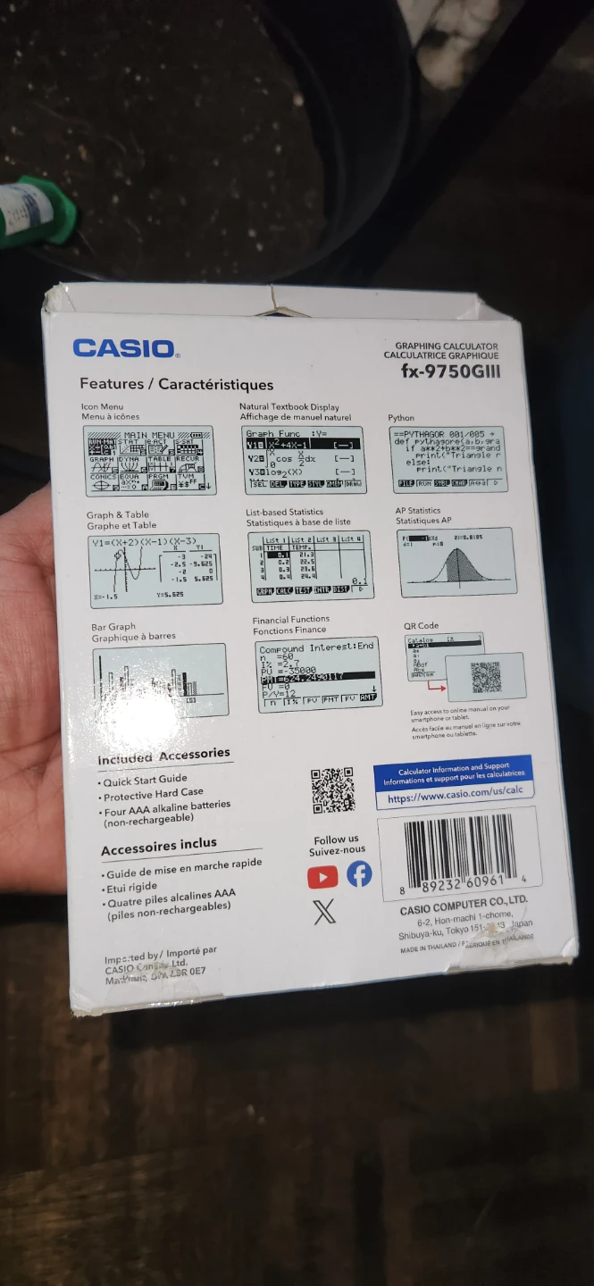 Casio fx-9750GIII Graphing Calculator - photo 2