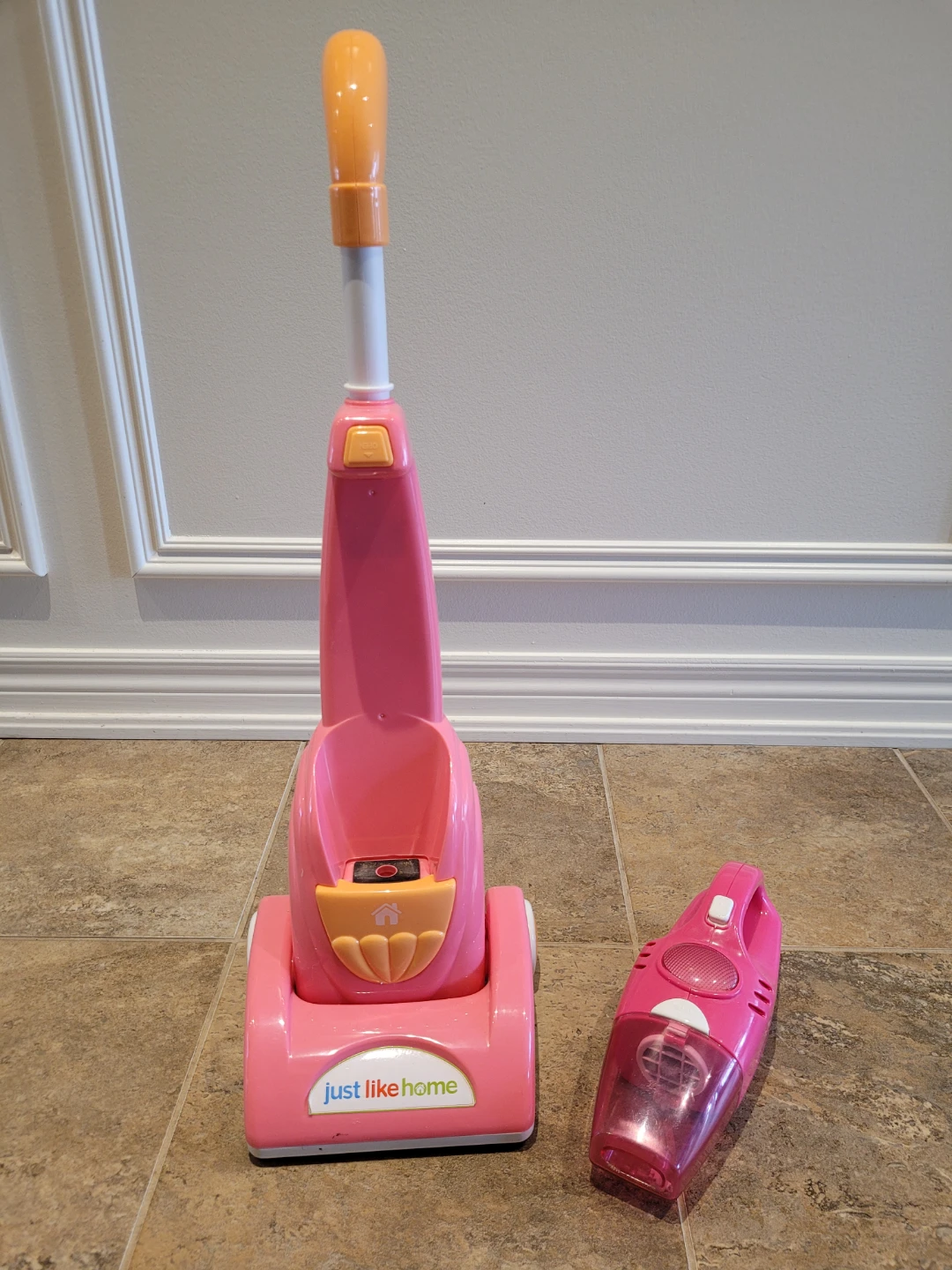 Just Like Home Pink Toy Vacuum Set - photo 2