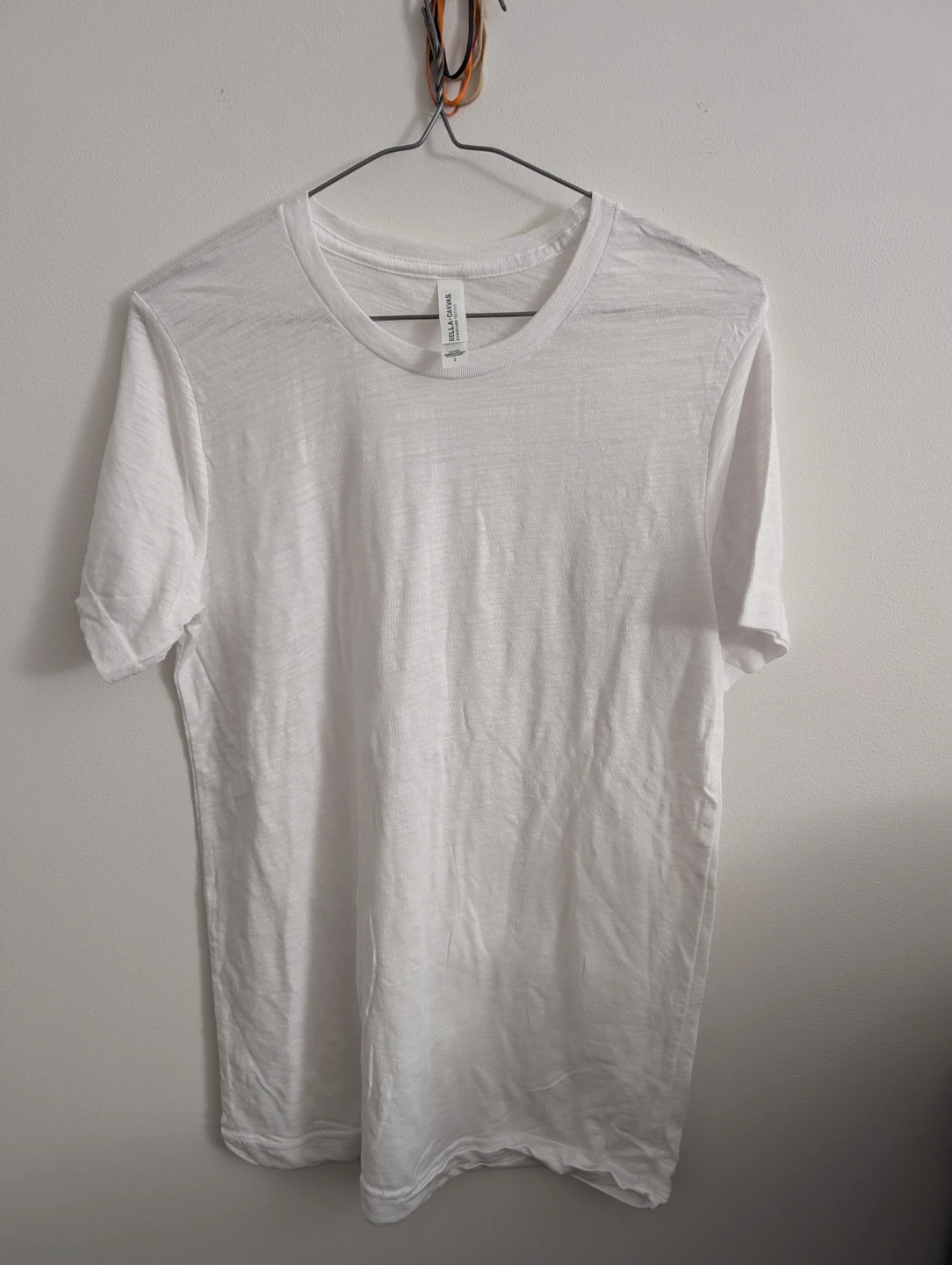 Bella + Canvas Plain White T-Shirt blank canvas for art students