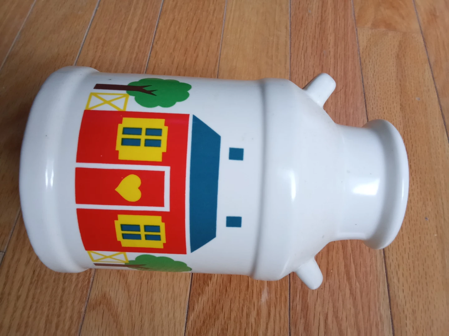 Ceramic Milk Jug with Farmhouse Design