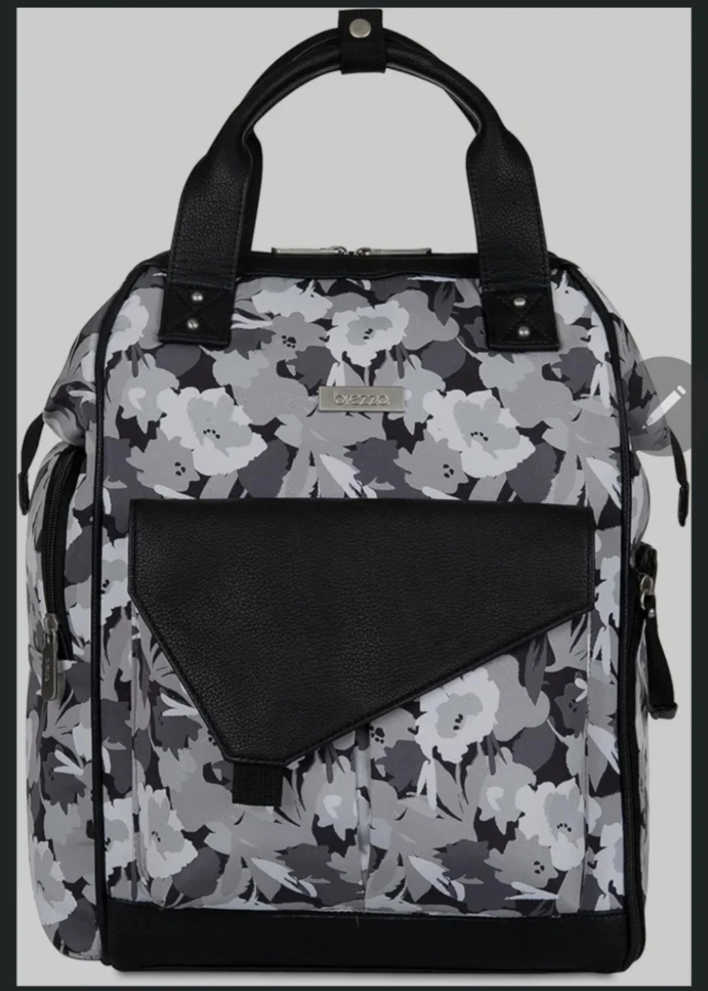 Brezza Floral Print Diaper Bag Backpack