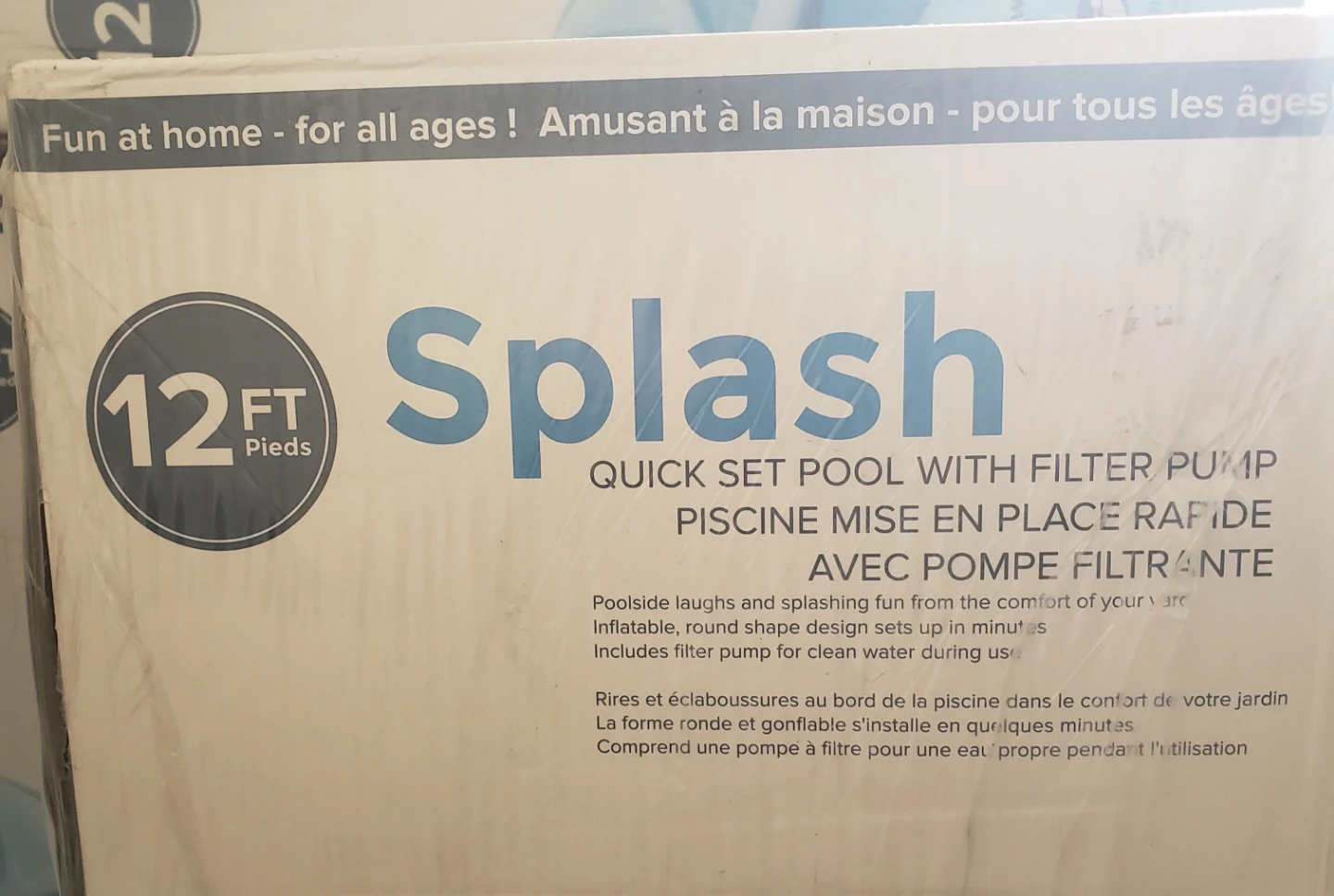 12 FT Splash Quick Set Pool with Filter Pump - photo 3