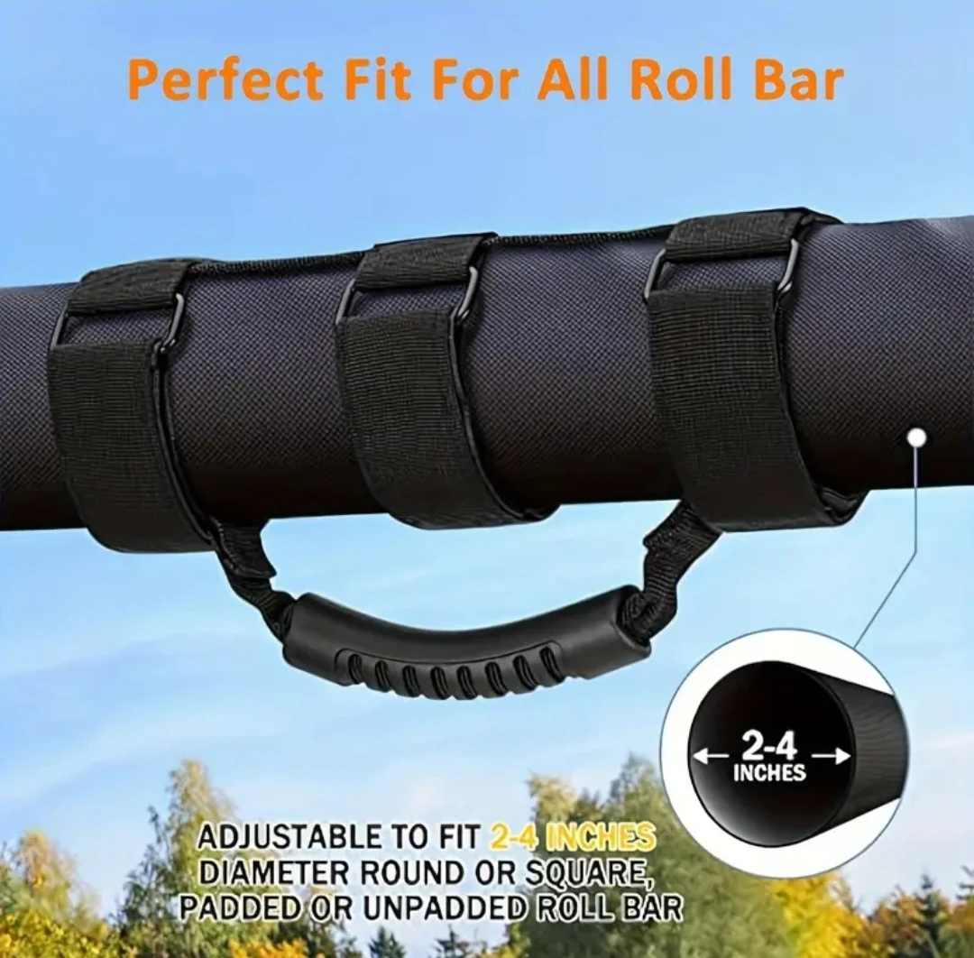 JEEP ROLL BAR AND HEADREST GRIPS NEW - photo 4