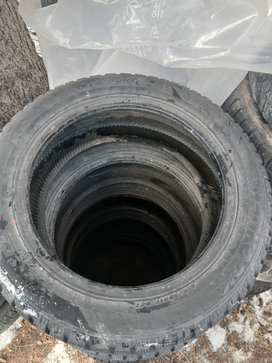 4  winter tires size is 215/55R17 - photo 2