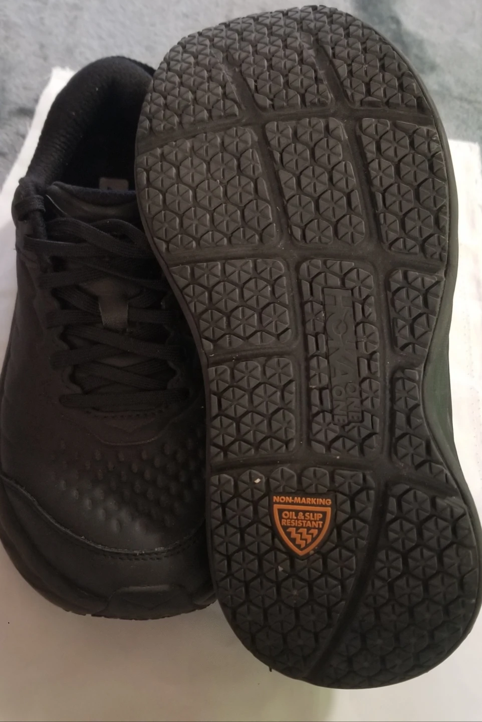 Like New Mens Hokka Black Sport Running Shous - photo 4