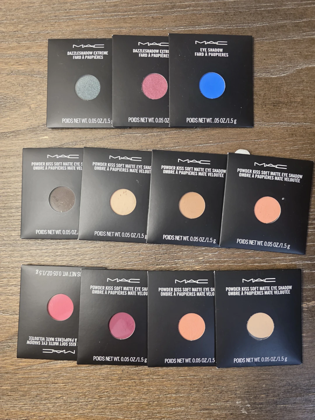 MAC Eyeshadow Singles Lot