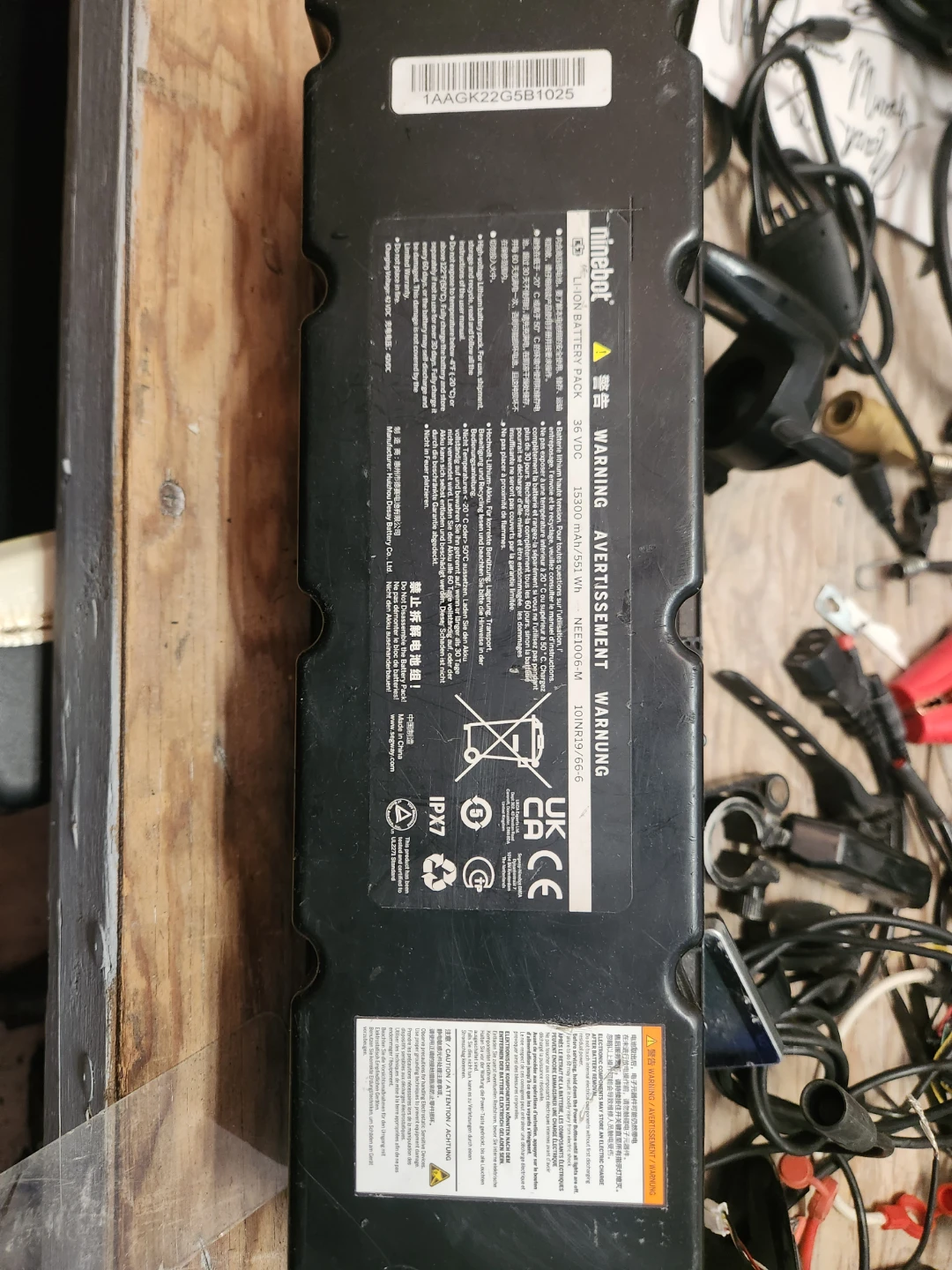 Ninebot Lithium-Ion Battery Pack 36VDC 15300mAh