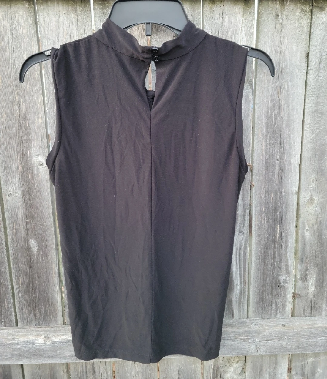 Tommy Hilfiger Black Sleeveless Twisted Neck Top - photo 2