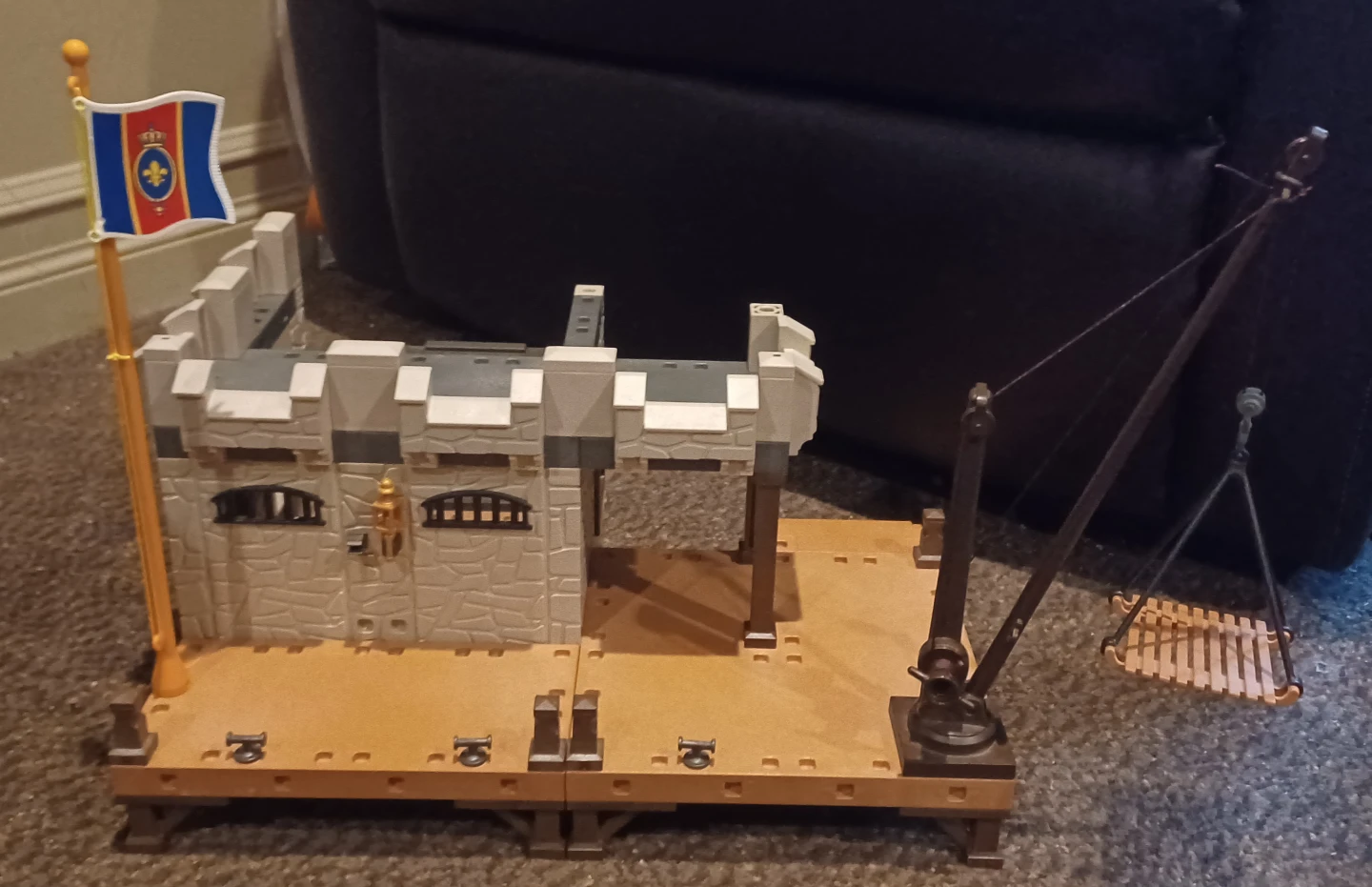 Playmobil Fortress with Crane