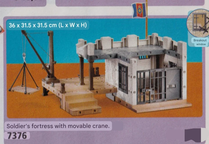 Playmobil Fortress with Crane - photo 4