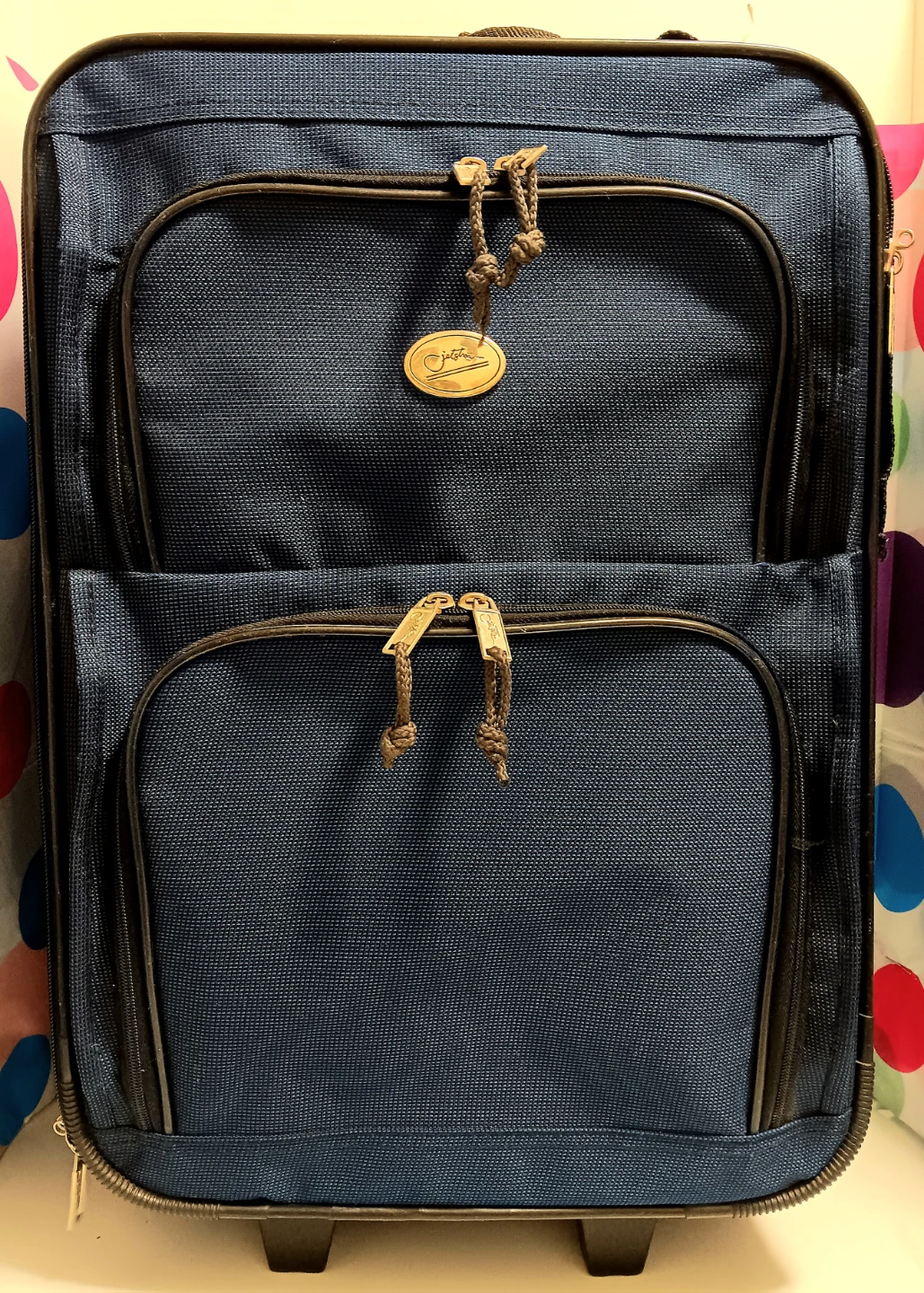 🛫Navy Blue Rolling 2 Wheels Carry-on Luggage🛬