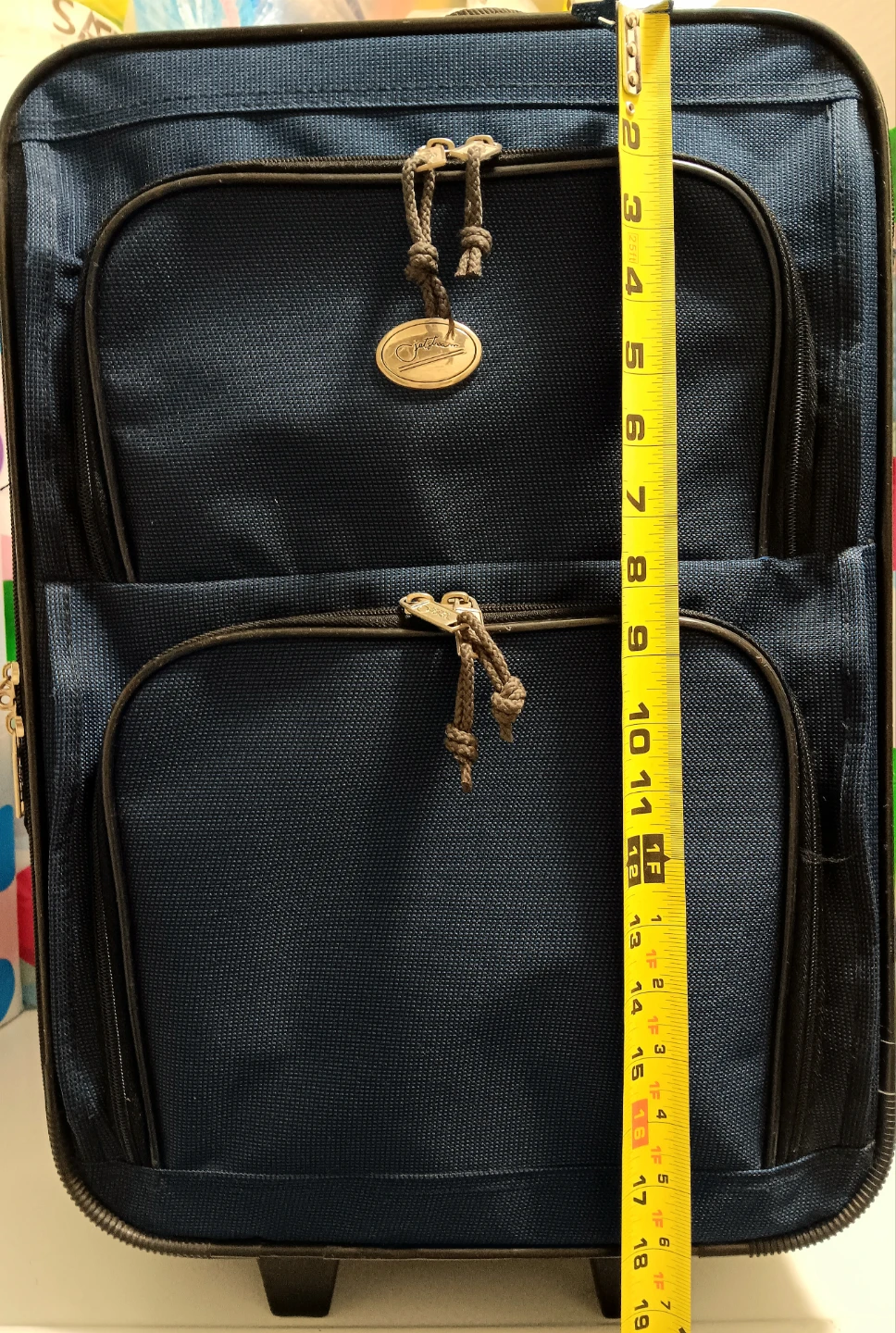 🛫Navy Blue Rolling 2 Wheels Carry-on Luggage🛬 - photo 2
