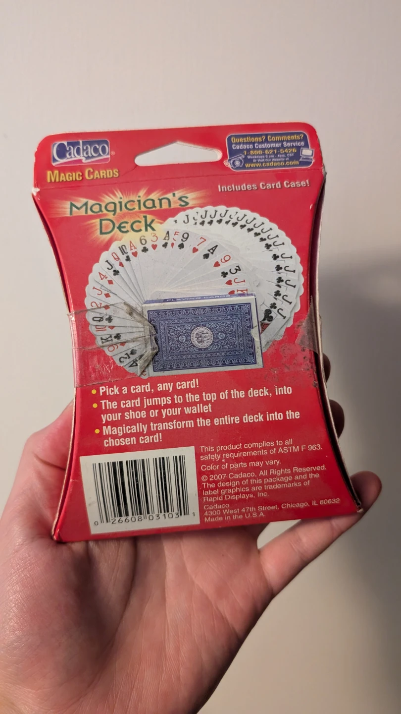 Cadaco Magician's Deck Magic Cards - photo 2