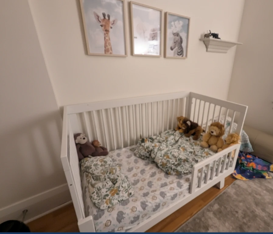 Crib with mattress