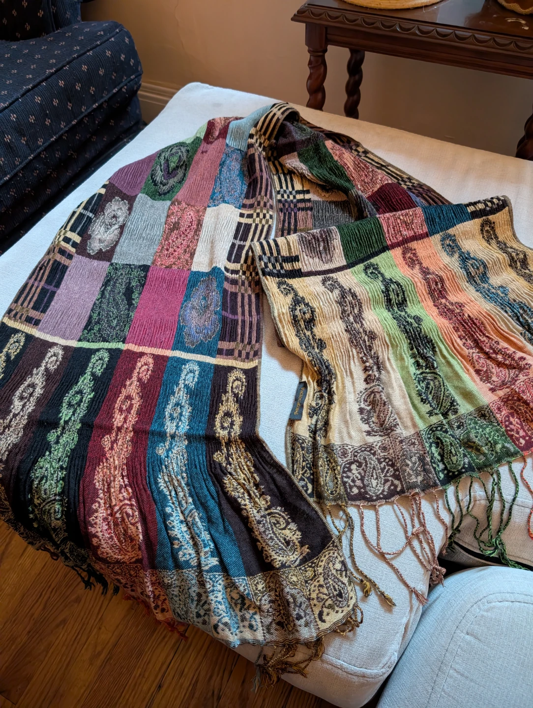 Patchwork Paisley Scarf - photo 2