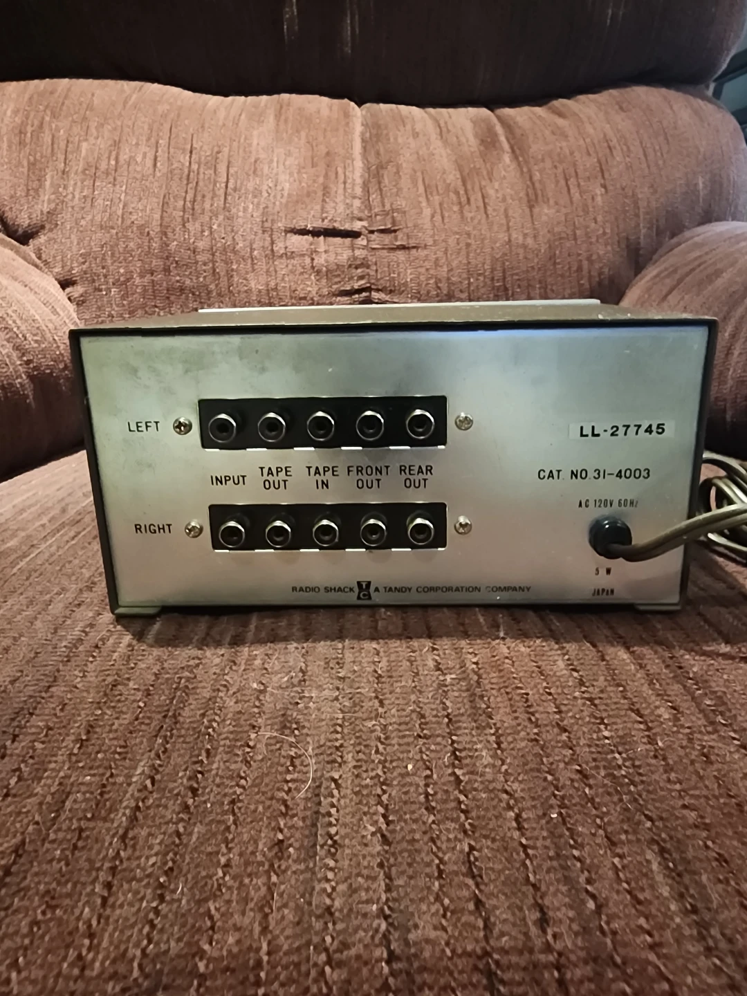 Realistic ARS-4 Four Channel Stereo Adapter - photo 5