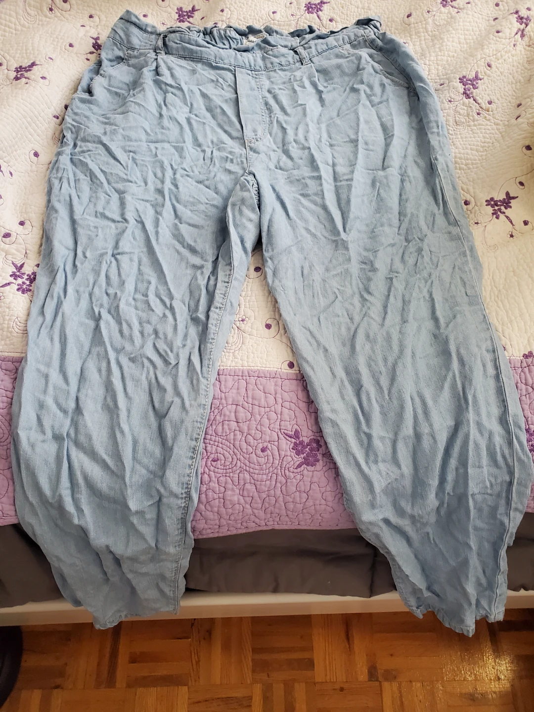 GARAGE Light Wash Denim Pants Size 14/XL