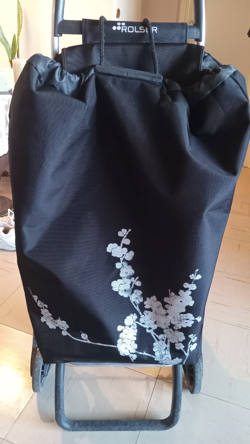 Rolser Shopping Cart Bag with Floral Design - photo 5