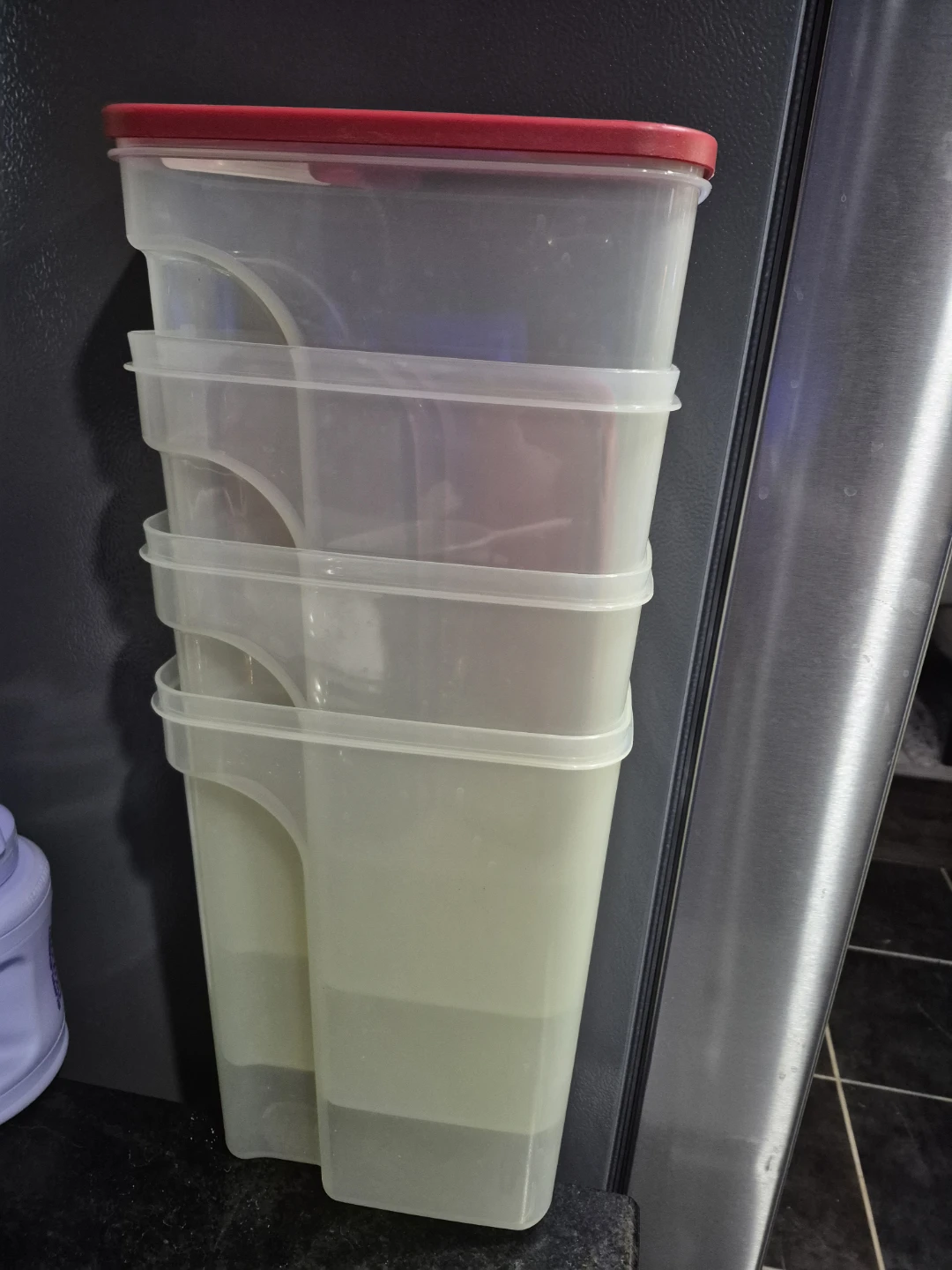 Stackable Food Storage Containers (Set of 4) - photo 2