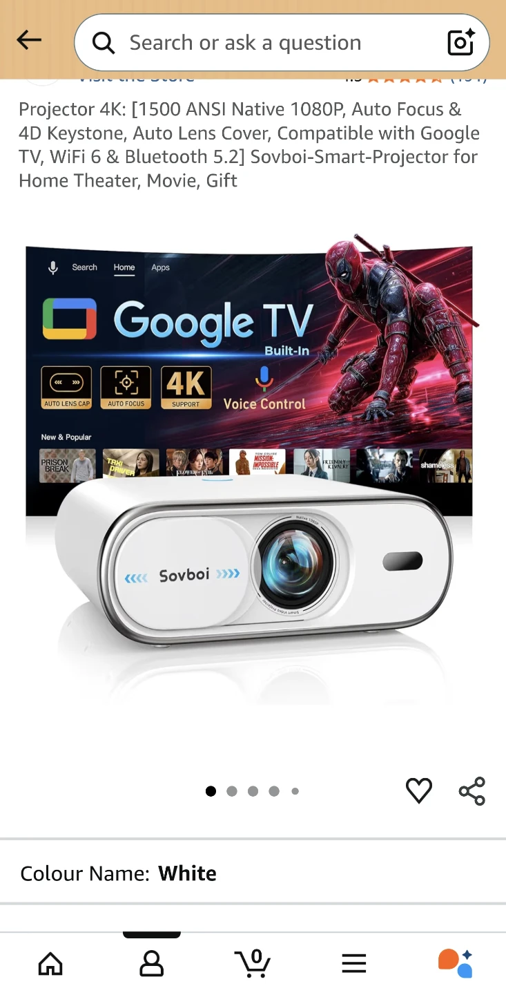 4k projector  - Google TV