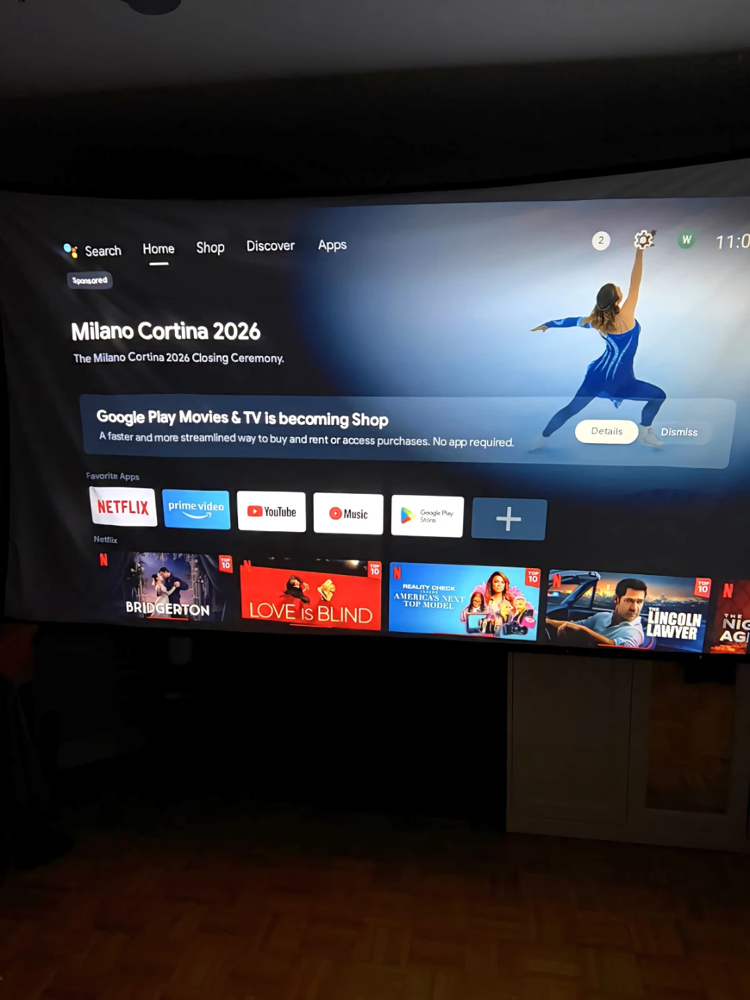4k projector  - Google TV - photo 4