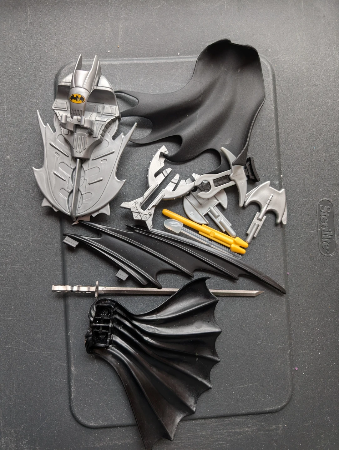 Batman Cape and Accessories Lot
