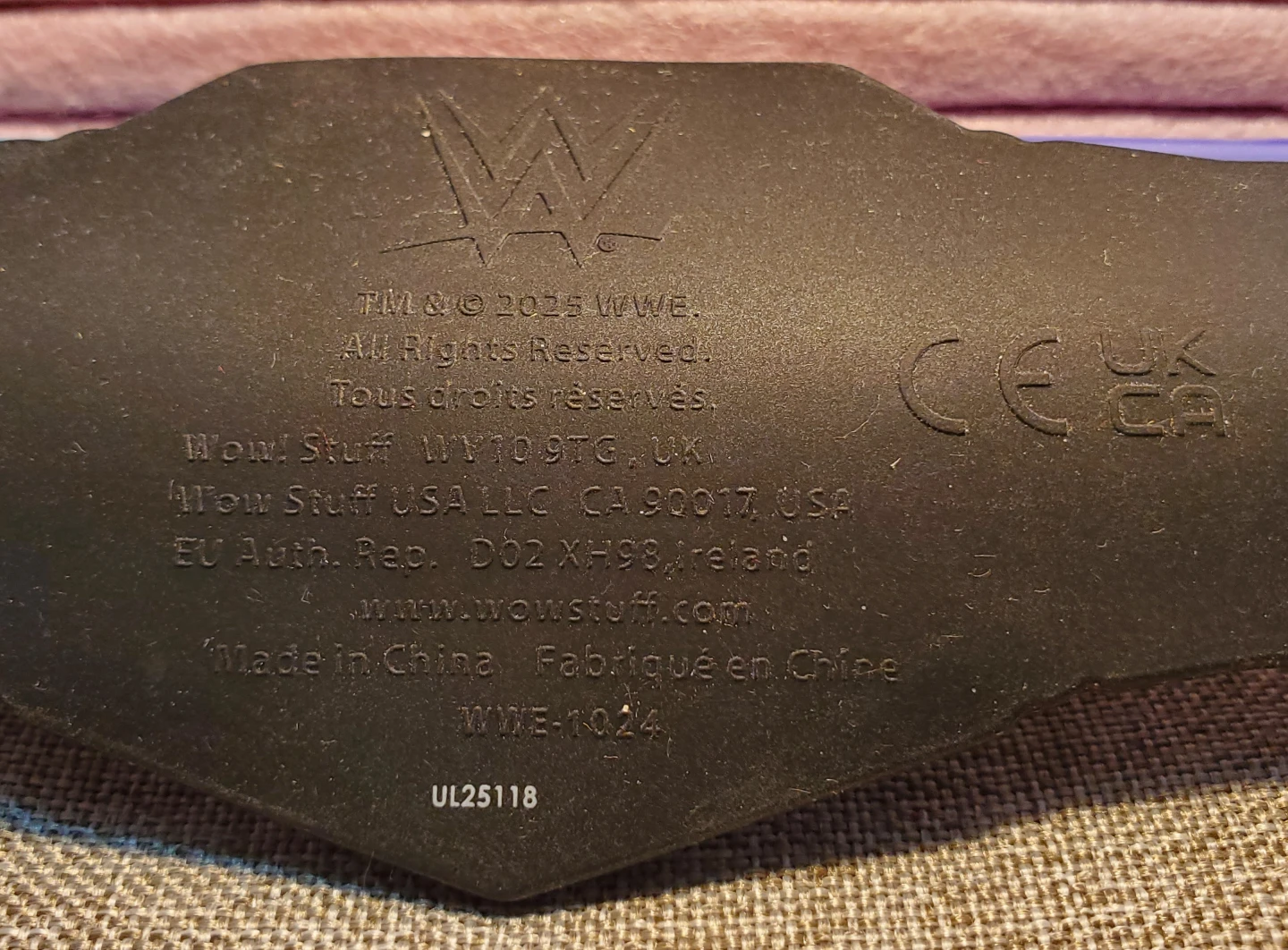 WWE Slapband Series 2 WWE Undisputed Championship 2013 Belt - photo 4