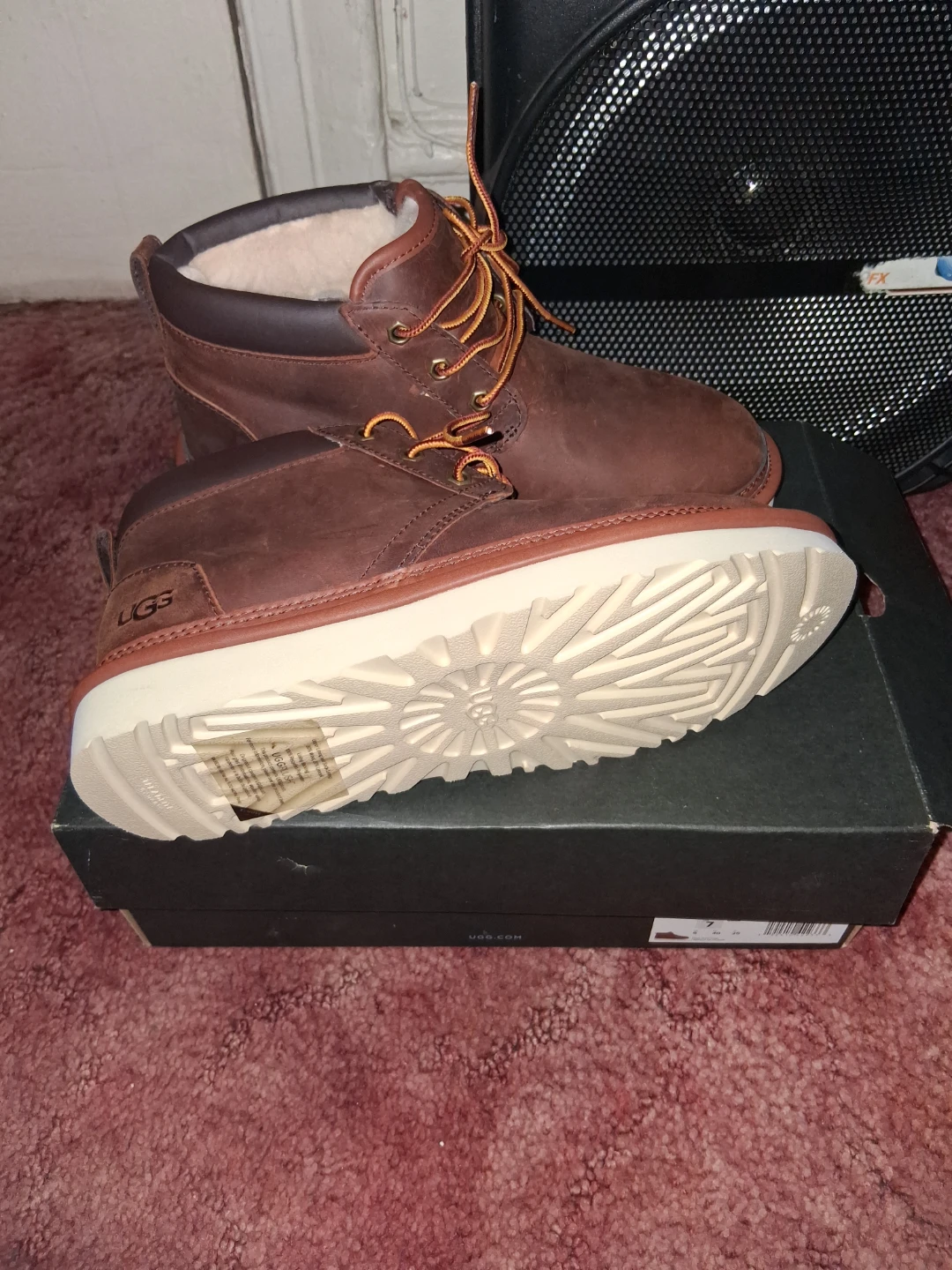 UGG M Neumel Utility Boots Size 7