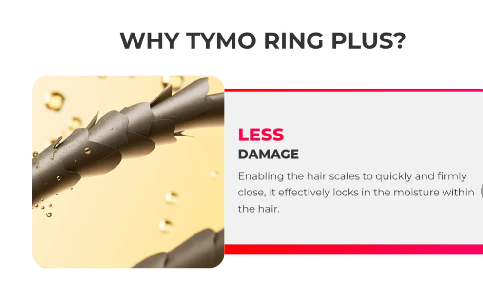 TYMO RING PLUS Hair Straightener Brush - photo 3