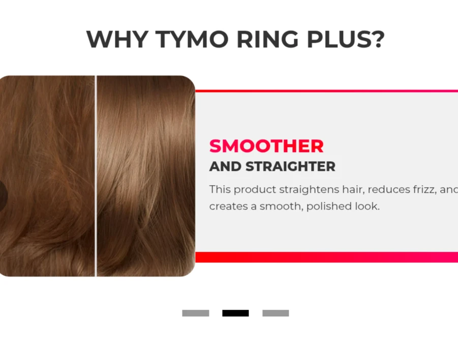 TYMO RING PLUS Hair Straightener Brush - photo 4
