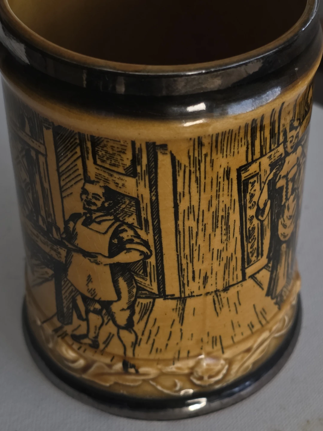 Vintage Hand Painted Beer Stein Mug from Japan - photo 3