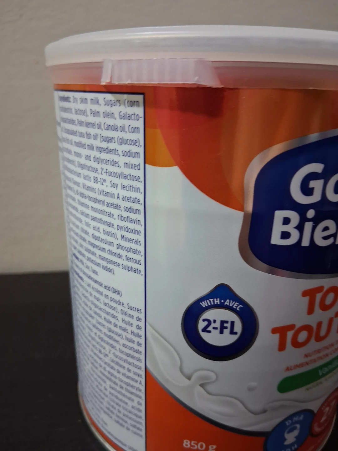 Good Grow Bien Grandir Toddler Vanilla Formula 850g - photo 2