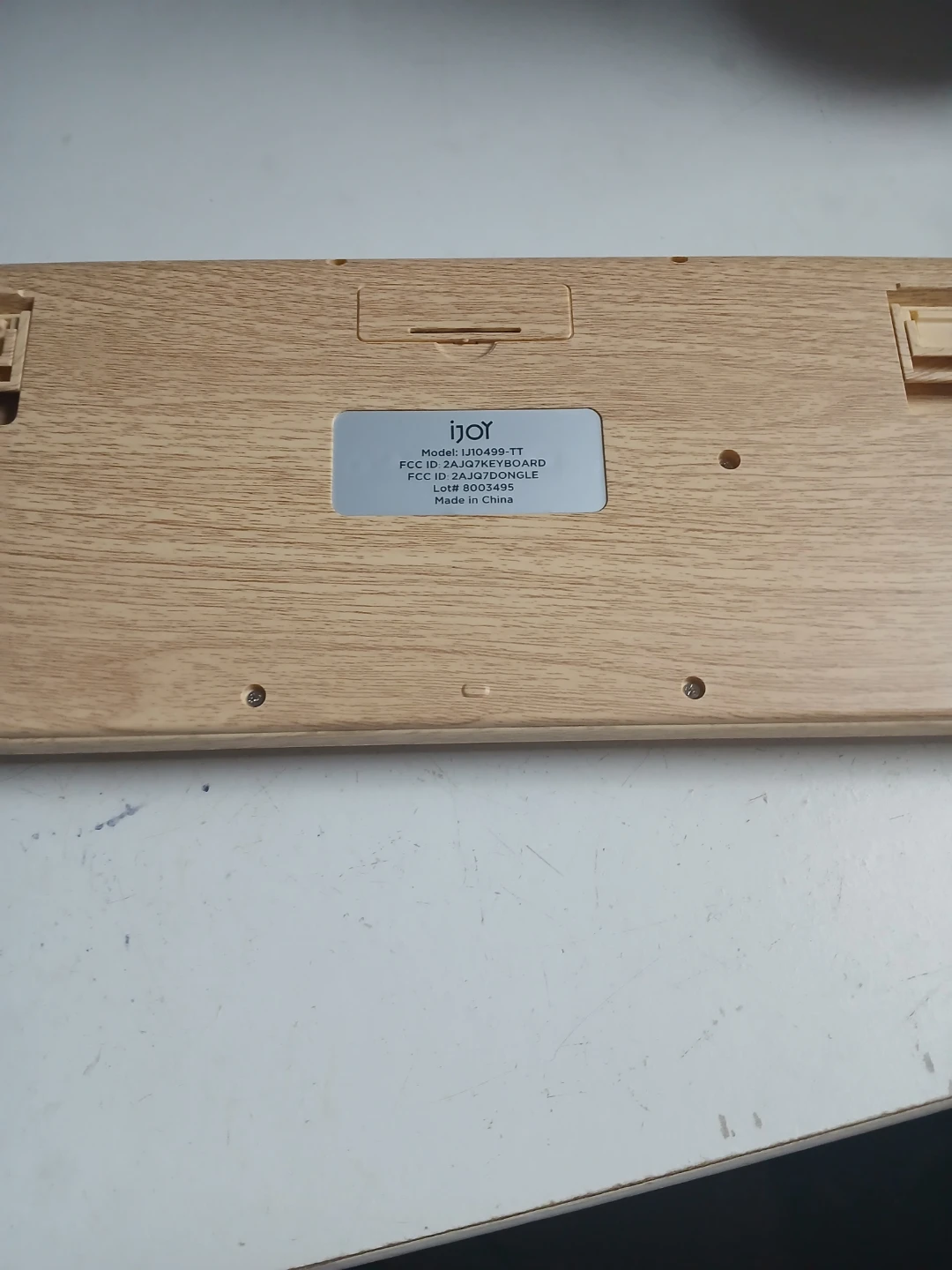 iJoy Wireless Keyboard with Wood Grain Finish - photo 3