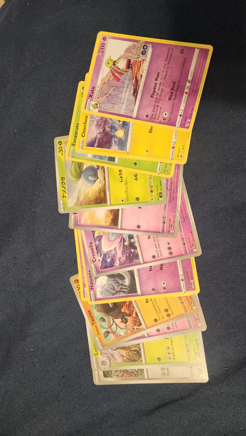 Assorted Pokemon Trading Cards