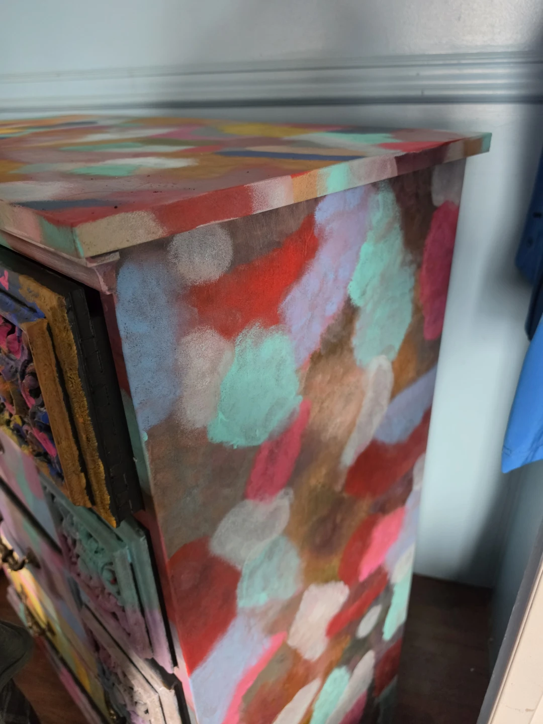 Custom Painted 5-Drawer Dresser - photo 4