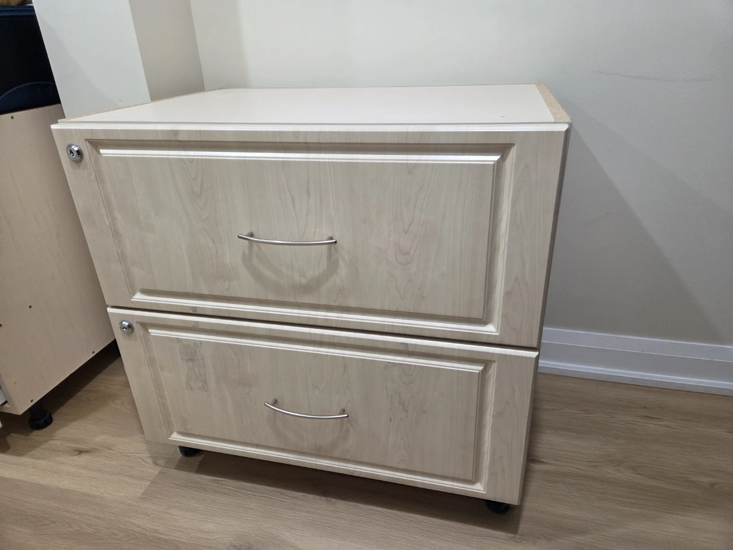 Beige Wardrobe with Drawers - photo 2