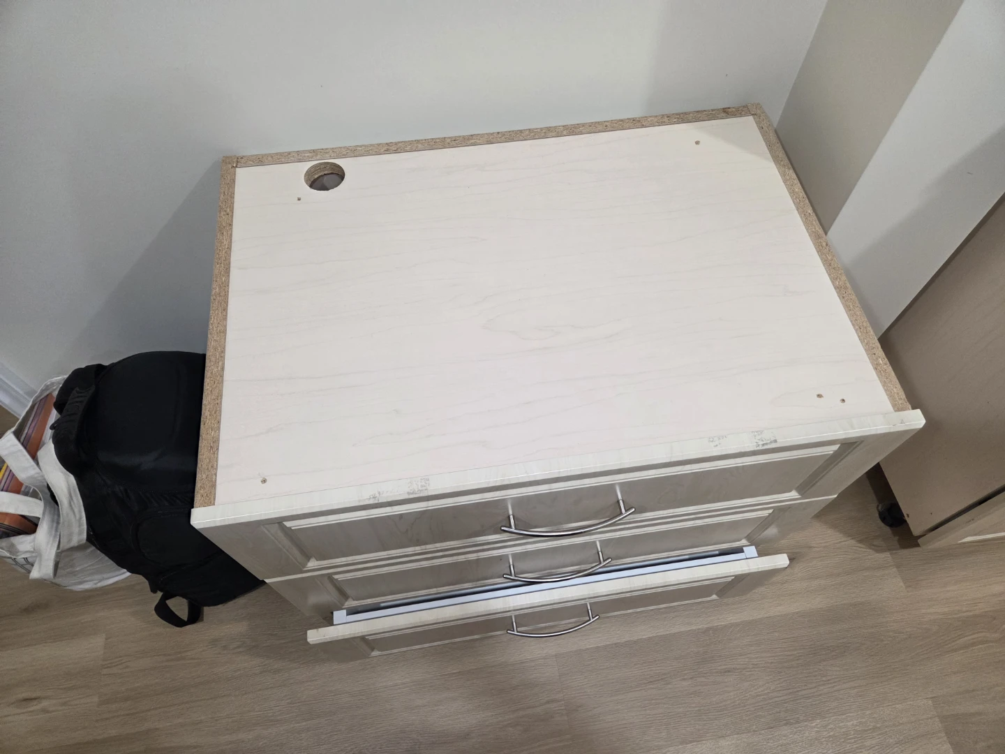 Beige Wardrobe with Drawers - photo 4