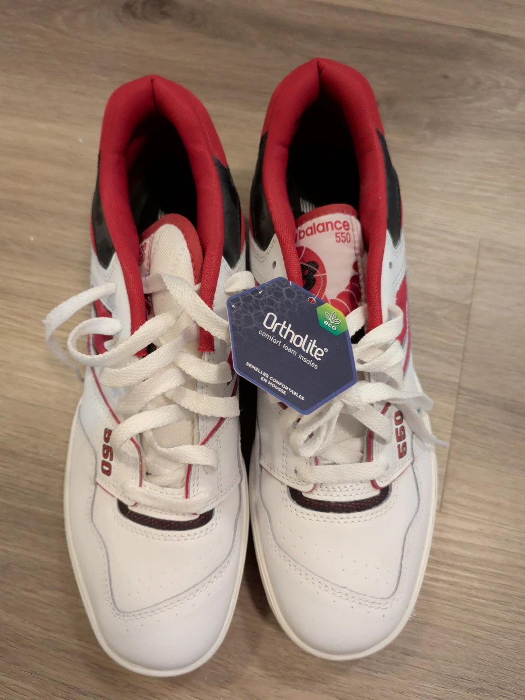 New Balance 550 Sneakers White Red