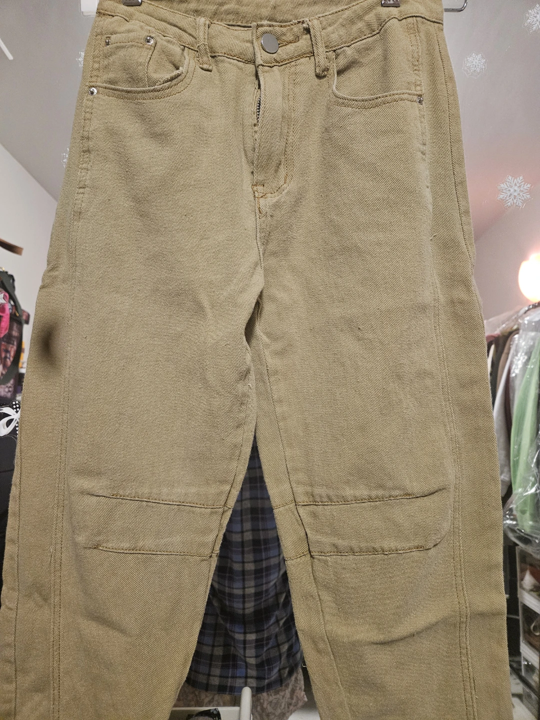 Tan Corduroy Utility Pants