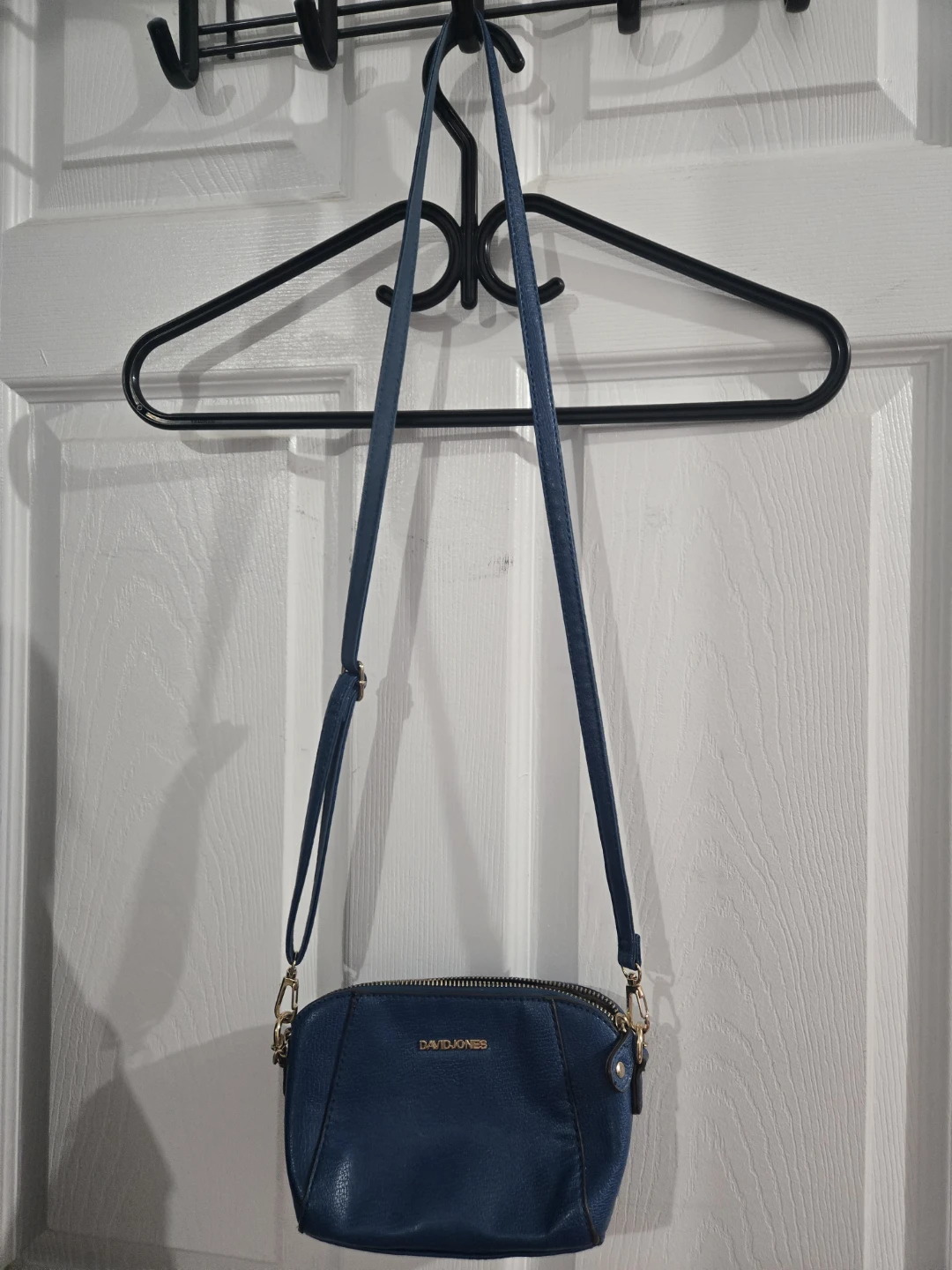 DAVID JONES Navy Blue Crossbody Bag