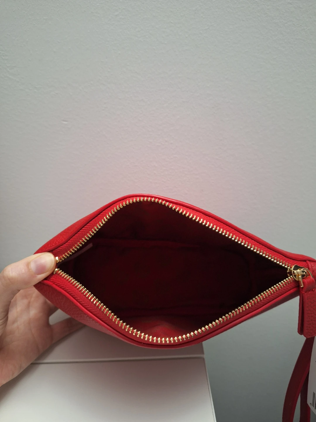 Red Sephora Cosmetic Bag Pouch Wristlet - photo 2