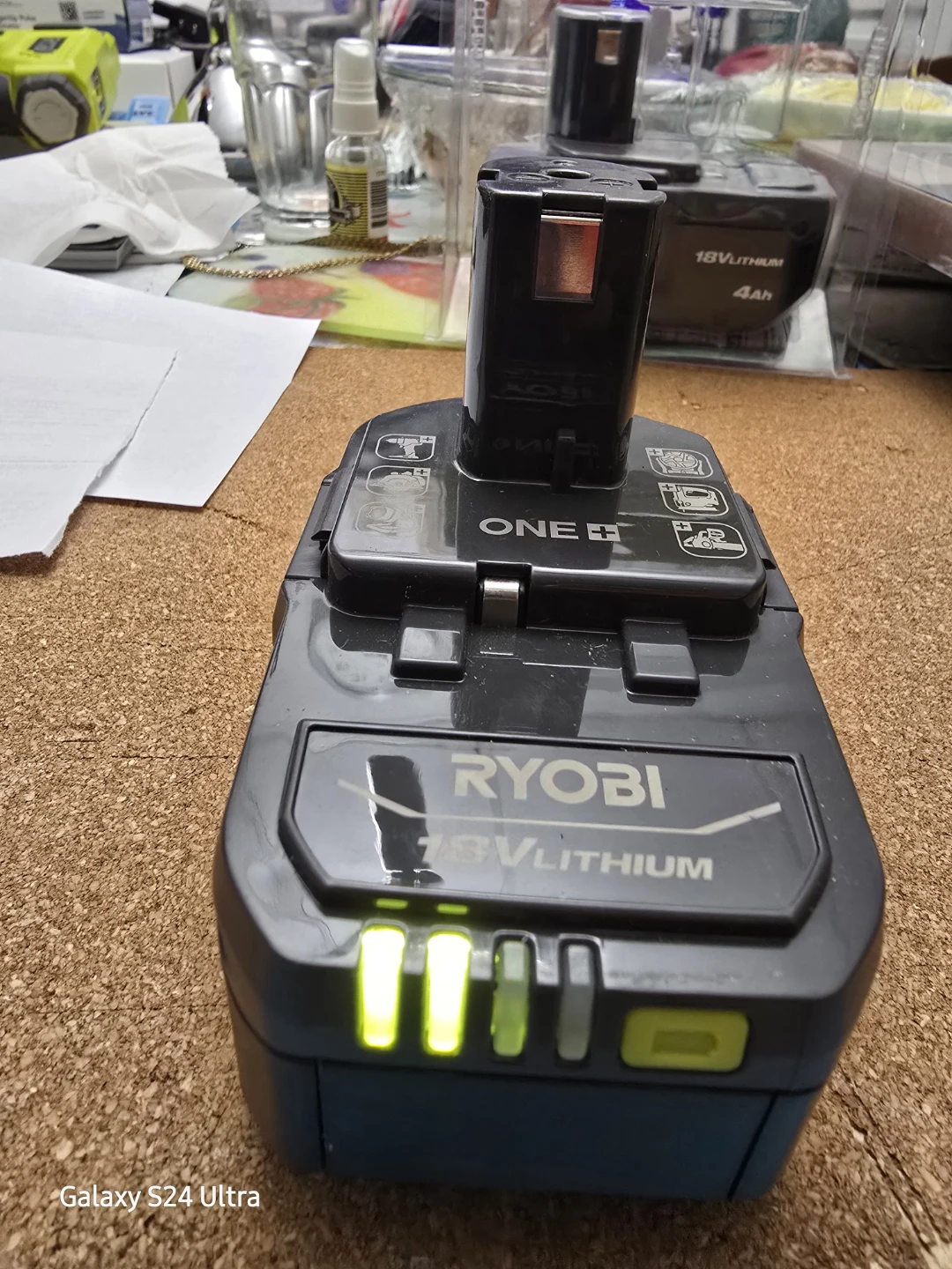 Ryobi ONE+ 18V Lithium-Ion 4Ah Battery PBP2005 1-Pack Battery - photo 2