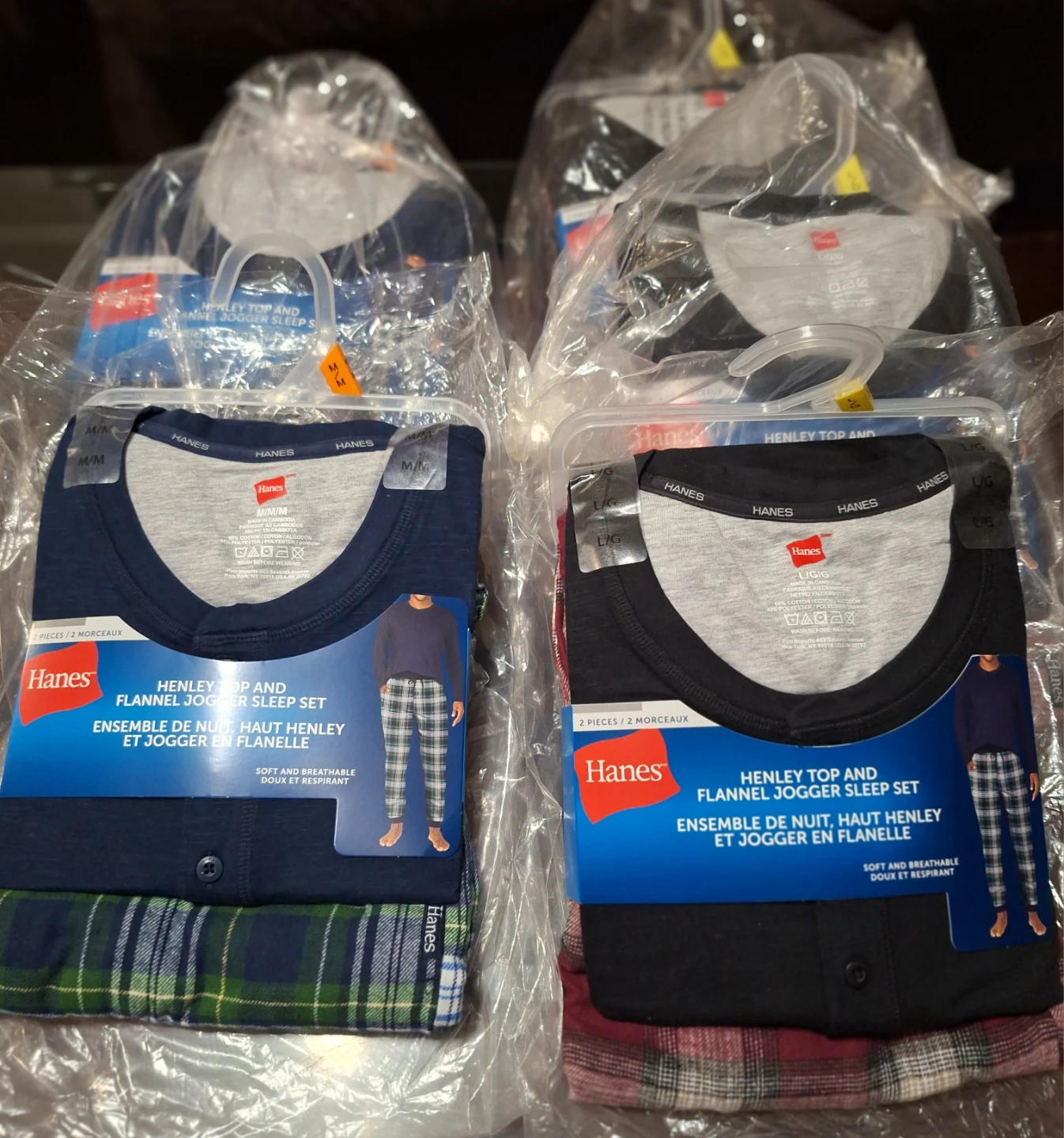 Brand New sealed- Hanes sleep sets mens