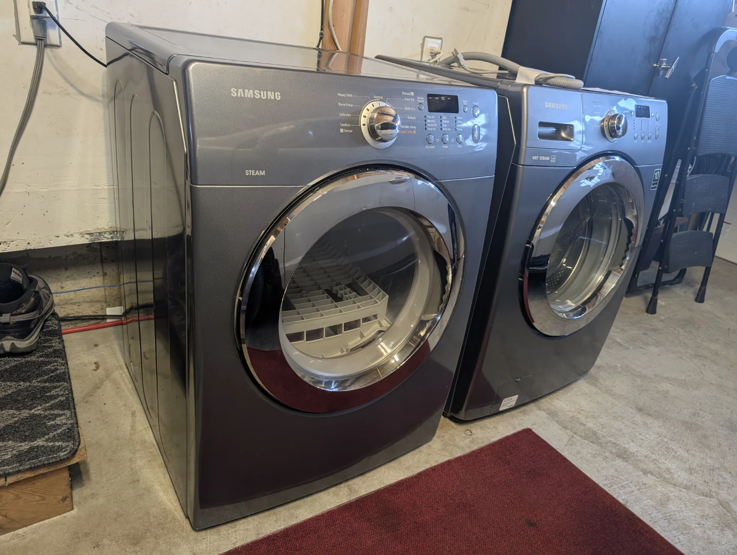 Samsung Steam Washer and Dryer Set